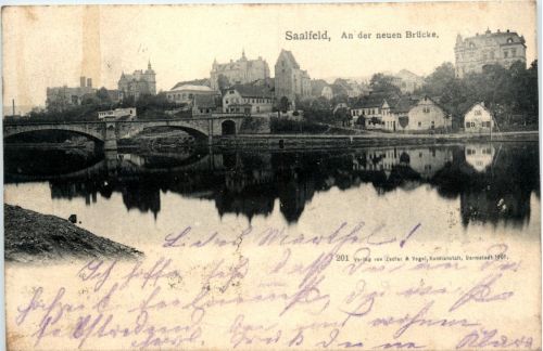 Saalfeld/Saale - An der neuen Brücke