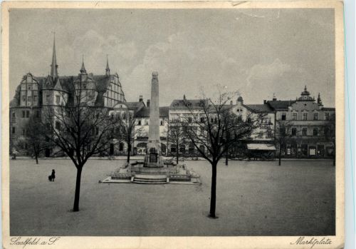 Saalfeld/Saale - Marktplatz