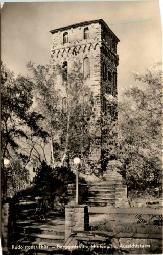 Rudolstadt/Thür. - Berggaststätte Marienturm, Aussichtsturm
