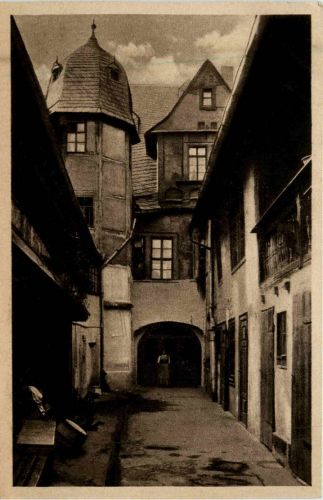 Rudolstadt/Thür. - Hof der alten Hartwigschen Brauerei in der Ratsgasse