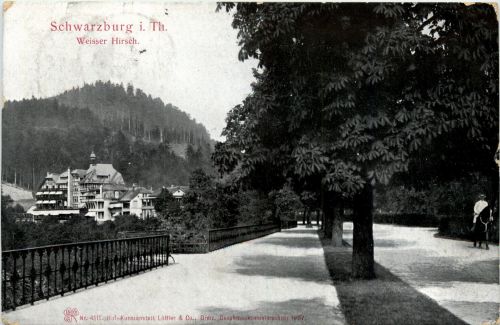 Saalfeld/Saale - Schwarzburg - Weisser Hirsch