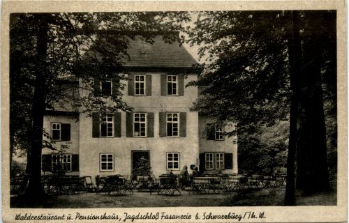 Schwarzburg/Thür. - Waldrestaurant u. Pensionshaus, Jagdschloss Fasanerie