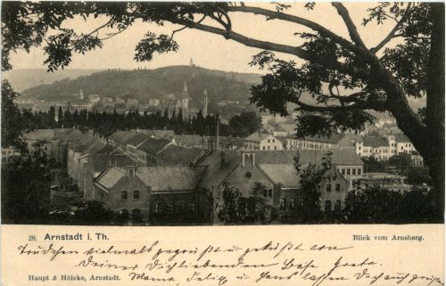 Arnstadt/Thür. - Blick vom Arnsberg