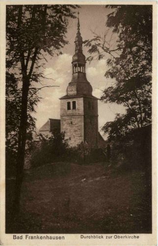 Bad Frankenhausen/Kyffh. - Durchblick zur Oberkirche