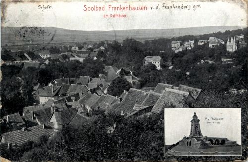 Solbad Frankenhausen/Kyffh. - v.d.Frankenburg gesehen