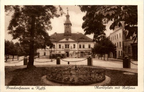 Solbad Frankenhausen/Kyffh. - Marktplatz mit Rathaus