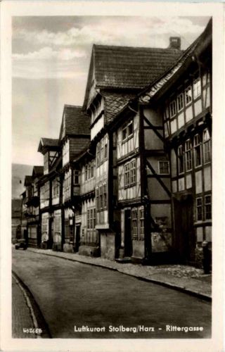 Stolberg/Harz . Rittergasse
