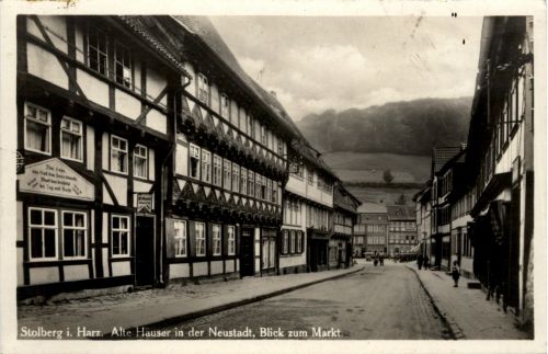 Stolberg/Harz . Alte Häuser in der Neustadt