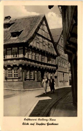 Stolberg/Harz . Blick auf Kupfers Gasthaus
