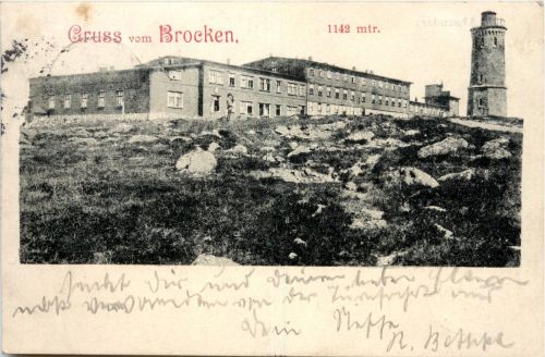 Brocken/Harz - Gruss vom Brocken
