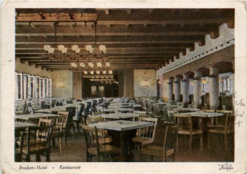 Brocken/Harz - Brockenhotel - Restaurant