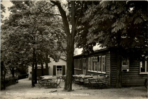 Bad Kösen Heilbad -Berggasthof Himmelreich - Gartenansicht