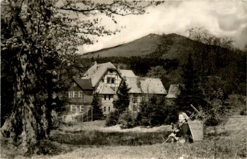 Zella-Mehlis/Thür. - Waldhaus mit Ruppberg