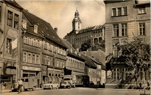 Rudolstadt/Thür. - Blick vom Markt zur Heidecksburg
