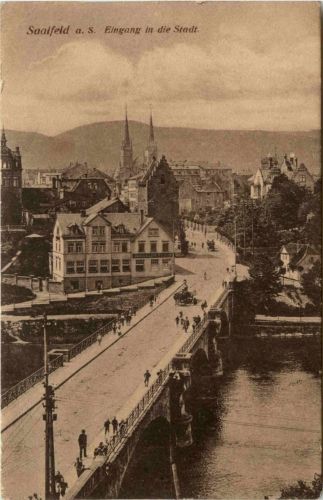 Saalfeld/Saale - Eingang in die Stadt