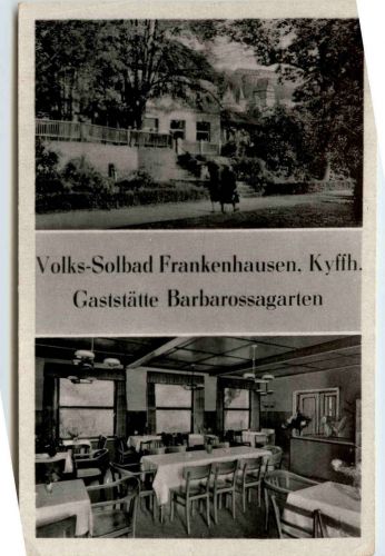 Kyffhäuser - Solbad Frankenhausen - Gaststätte Barbarossagarten