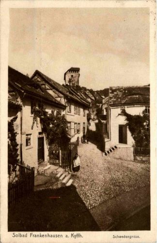 Kyffhäuser/Thür. - Bad Frankenhausen - Schwedengasse
