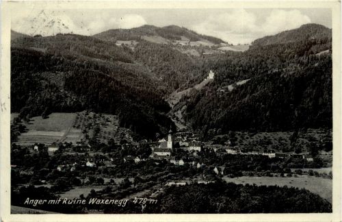 Anger - Oststeiermark - Anger mit Ruine Waxenegg