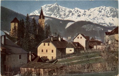 Eisenerz/Steiermark - gegen Kaiserschild