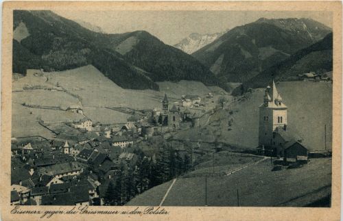 Eisenerz/Steiermark - gegen die Griesmauer und den polster