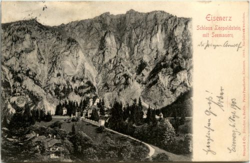 Eisenerz/Steiermark - Schloss Leopoldstein mit Seemauer