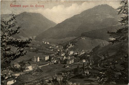 Eisenerz/Steiermark - gegen den Erzberg