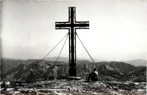 Aflenz/Steiermark -Heldenkreuz am Hochschwabgipfel