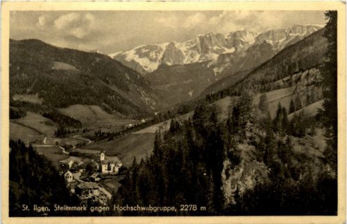 Aflenzl/Steiermark - St.Ilgen gegen Hochschwabgruppe