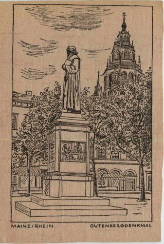 Mainz - Gutenbergdenkmal