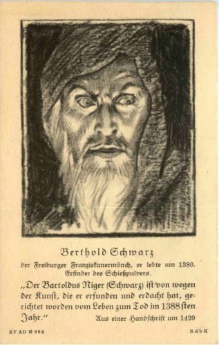 Berthold Schwarz - Erfinder des Schiesspulvers - Freiburg