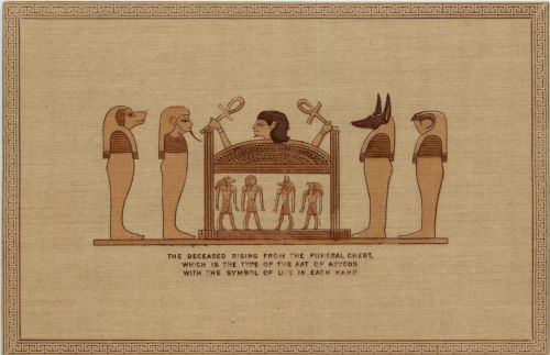 Egypt - Rising from Funeral Chest