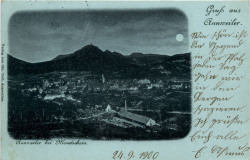 Annweiler bei Mondschein