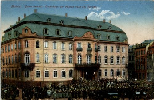 Mainz - Einbringen der Fahnen