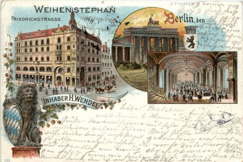 Berlin - Weihenstephan - Litho
