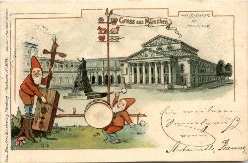 Gruss aus München - Zwerg Dwarf