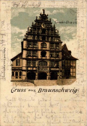 Gruss aus Braunschweig - Litho