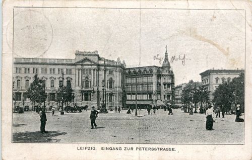 Leipzig - Eingang zur Petersstrasse