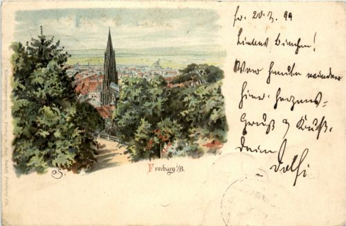 Freiburg - Litho