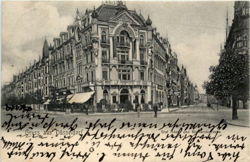 Gruss aus Düsseldorf - Graf Adolf und Bismarckstrasse