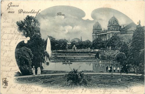 Gruss aus Düsseldorf - flora