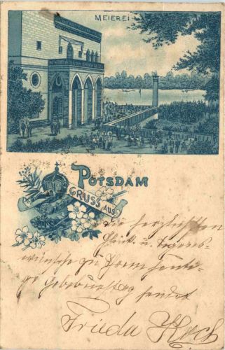 Gruss aus Potsdam - Litho