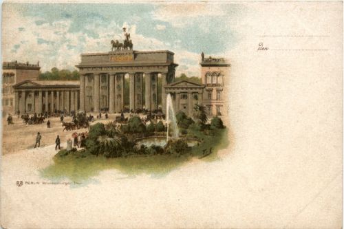 Berlin - Brandenburger Tor - Litho