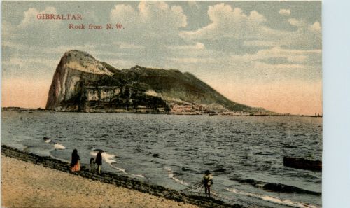Gibraltar - Rock from NW