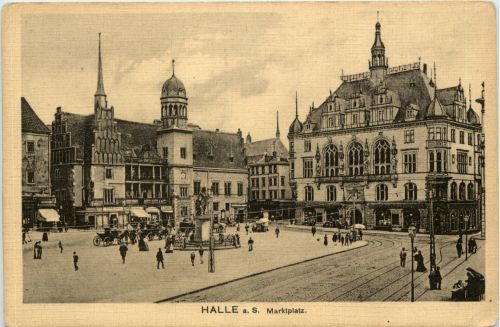 Halle - Marktplatz