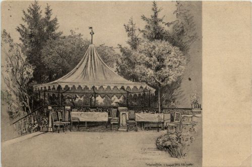 Diez - Garten Zelt im Schlossgarten Schloss Oranienstein