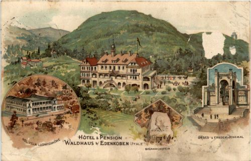 Hotel Waldhaus bei Edenkoben - Litho