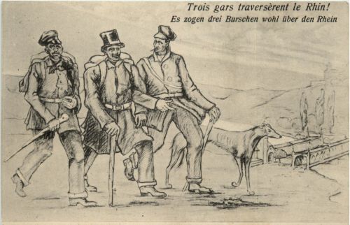 Humor - Es zogen drei Burschen wohl über den Rhein