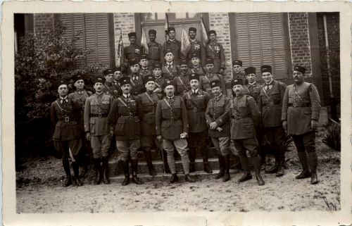 Camp de Sissonne - Les offiziers du 1er Bataillon