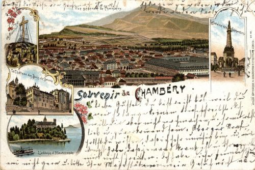Souvenir de Chambery - Litho