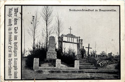 Soldatenfriedhof in Bouconville - Feldpost